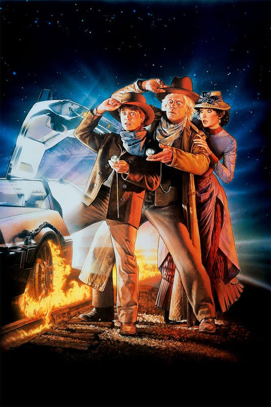 Back To The Future 3 Action Movie Print Jigsaw Puzzle
