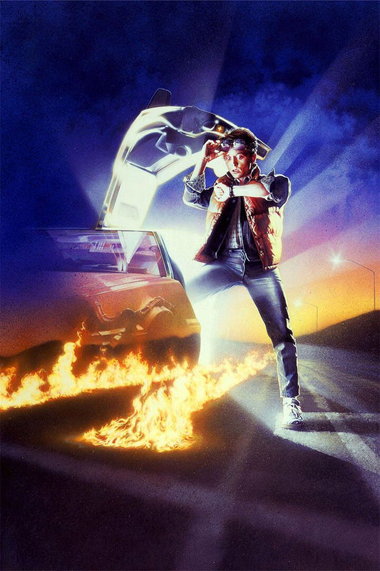 Back To The Future Action Movie Print Jigsaw Puzzle