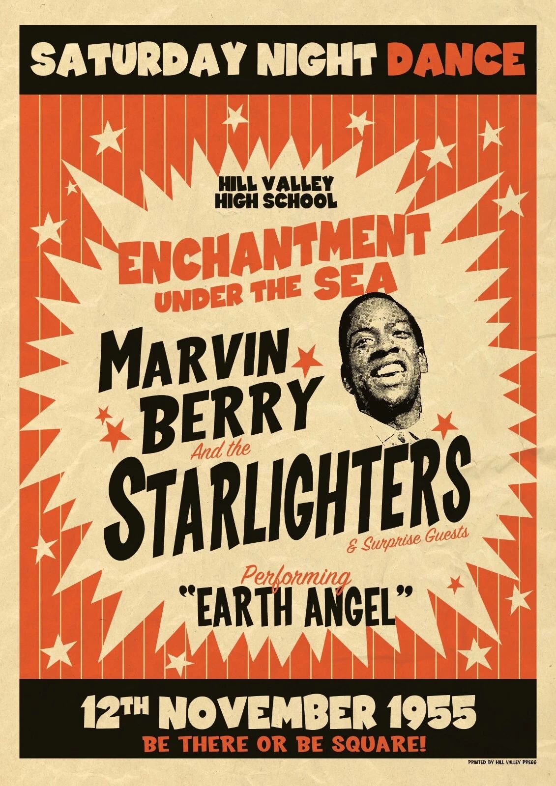 Back To The Future Enchantment Under The Sea Dance Marvin Berry Keychain