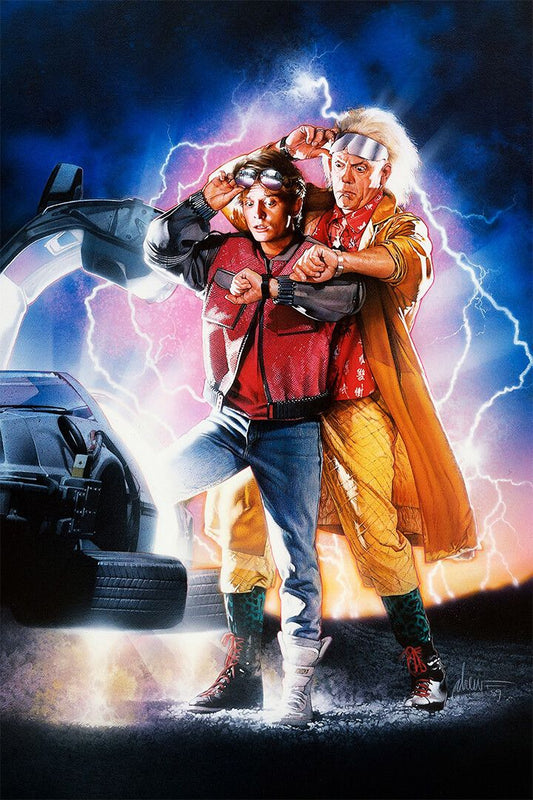Back To The Future Ii Blacklight Movie Steven Spielberg Jigsaw Puzzle