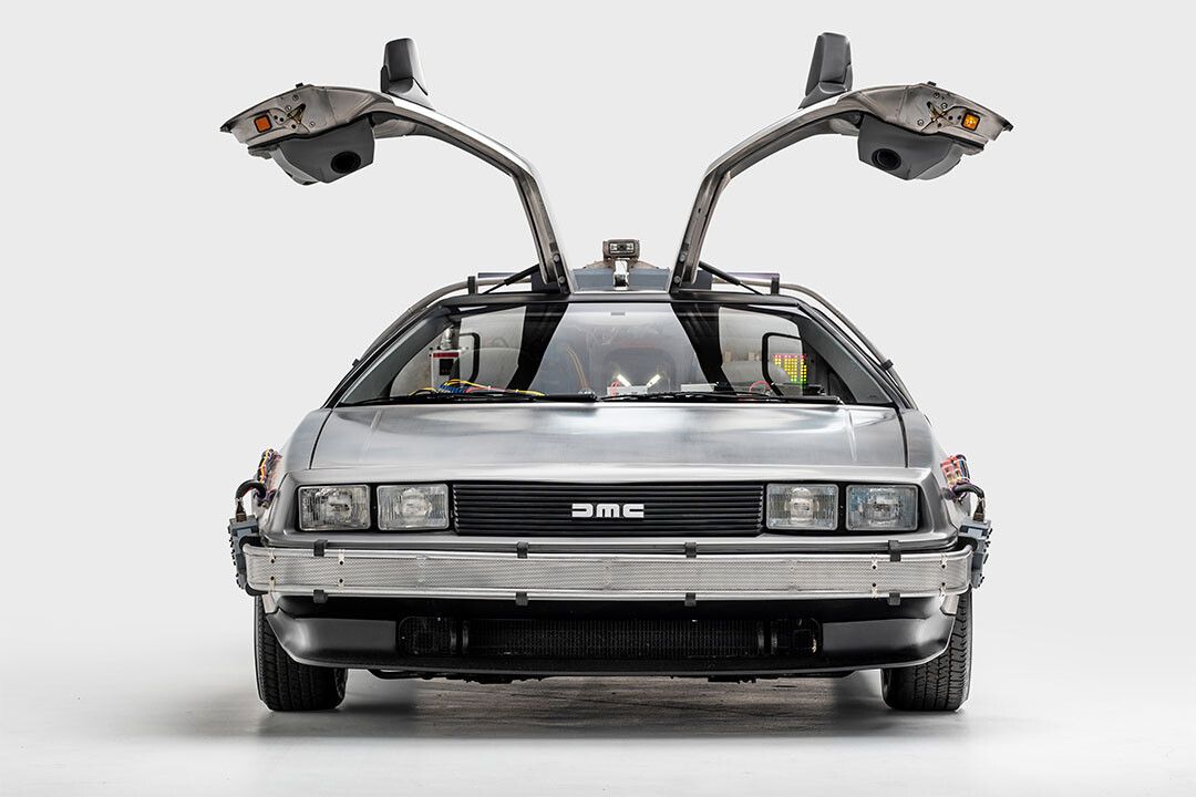 Back To The Future Car Delorean Dmc12 Home Decor Keychain