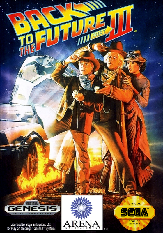 Back To The Future Part Iii (Usa) Genesis Print Poster