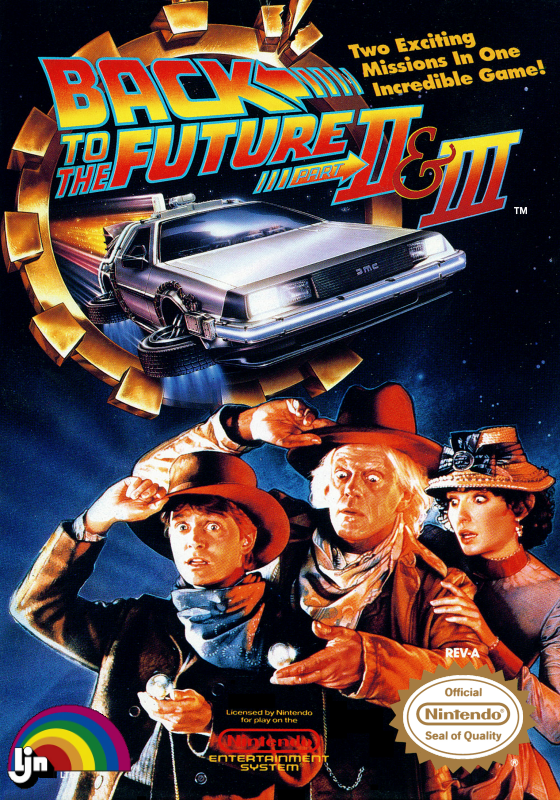 Back To The Future Part Ii & Iii (Usa) Nes Print Poster