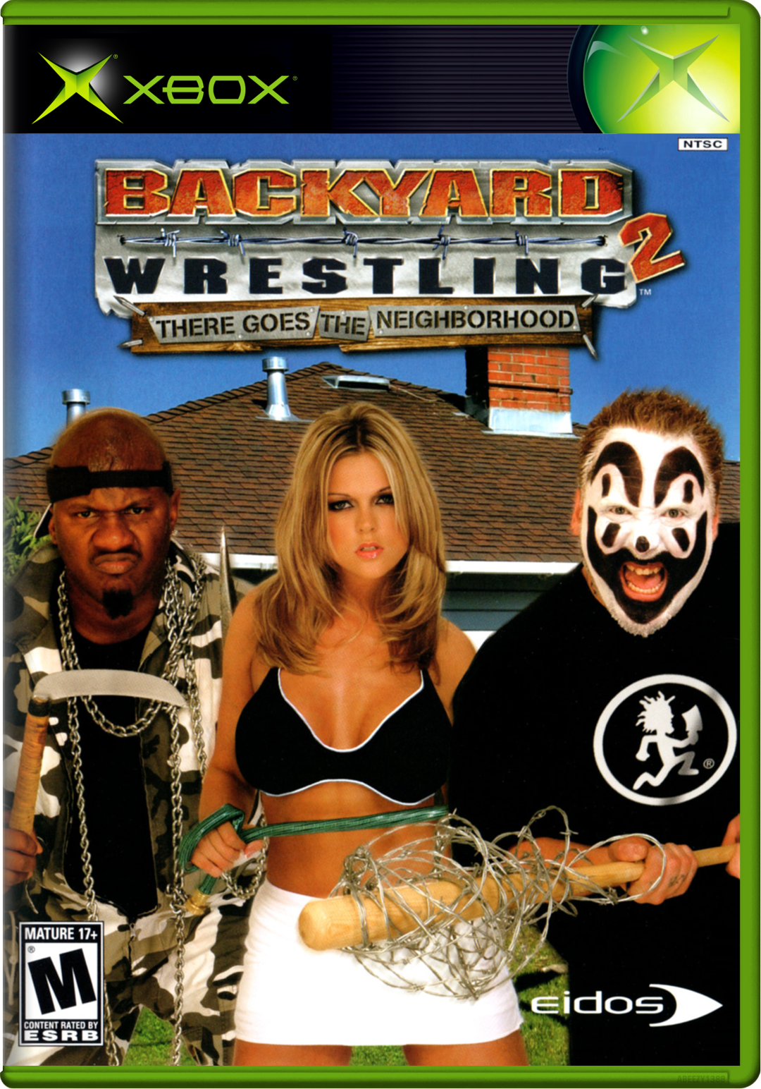 Backyard Wrestling 2 There Goes The Neighborhood Xbox Print Poster