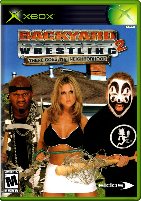Backyard Wrestling 2 There Goes The Neighborhood Xbox Print Poster