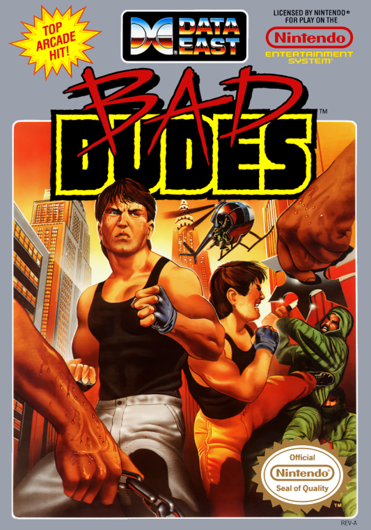 Bad Dudes (Usa) Nes Print Poster