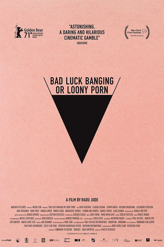 Bad Luck Banging Or Loony Porn Movie Comedy Print Jigsaw Puzzle