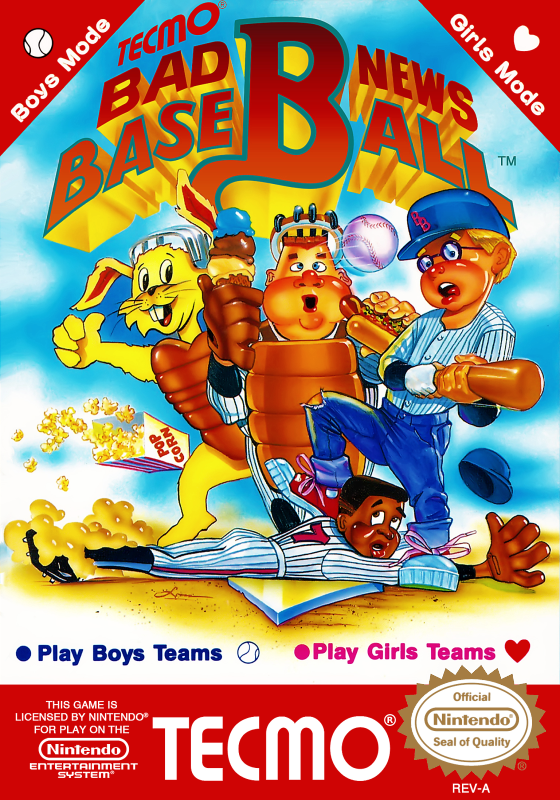 Bad News Baseball (Usa) Nes Print Poster
