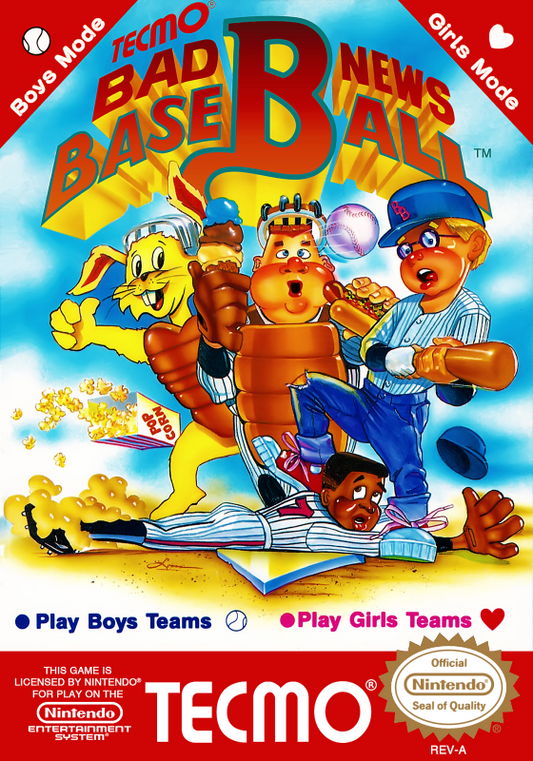 Bad News Baseball (Usa) Nes Print Poster