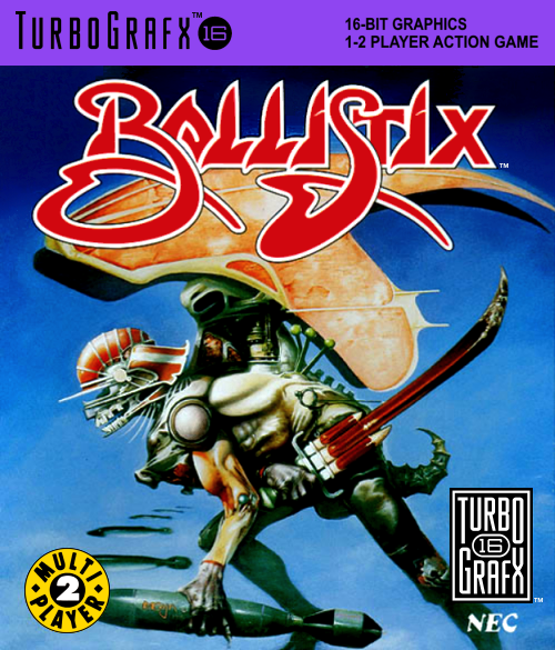 Ballistix Turbografx 16 Keychain