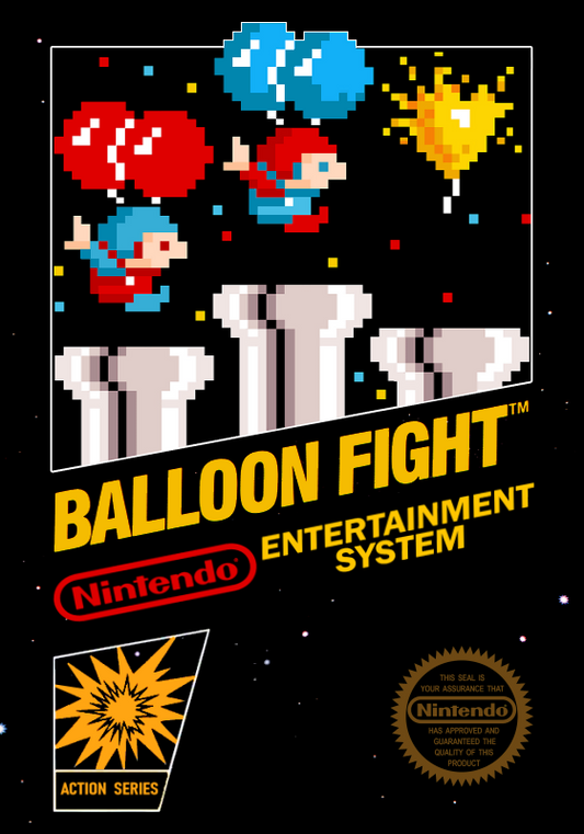Balloon Fight (Usa) Nes Print Poster
