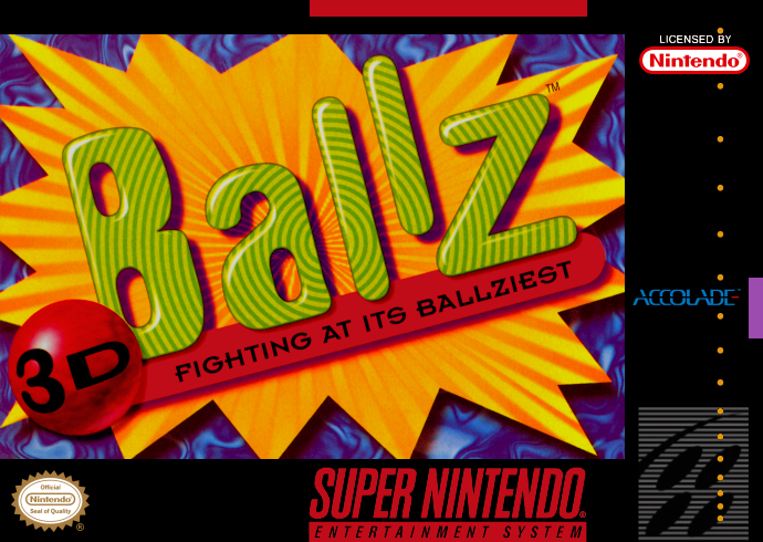 Ballz 3D (Usa) Snes Print Poster