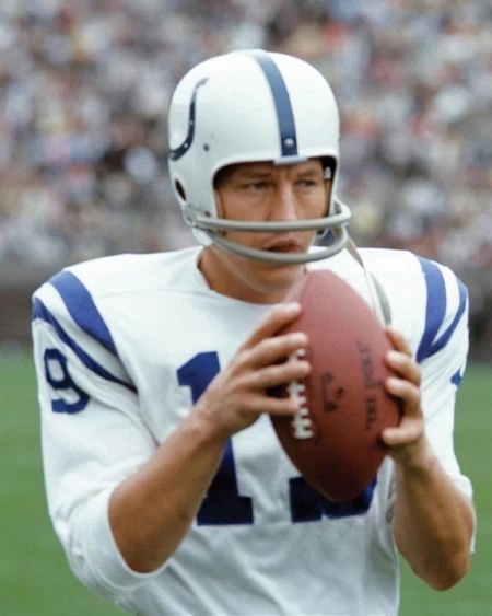 Baltimore Colts Johnny Unitas Glossy Magnet Nfl Football Magnet Hof 79