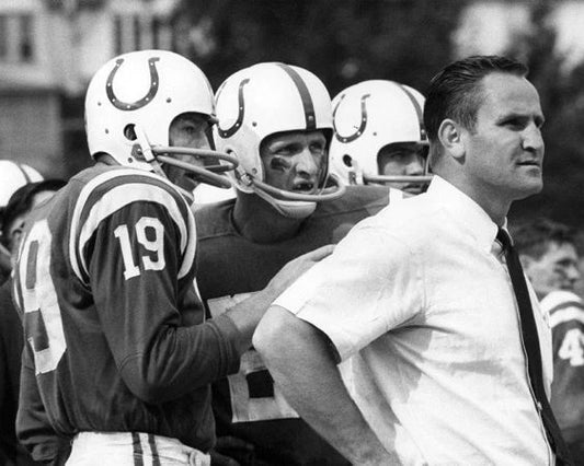 Baltimore Colts Johnny Unitas And Don Shula Glossy Magnet Football Magnet
