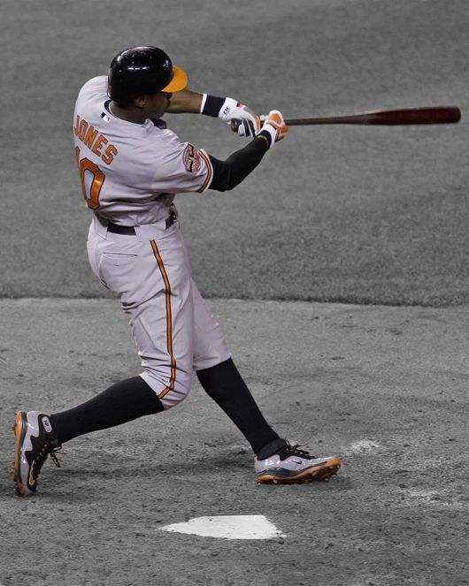 Baltimore Orioles Adam Jones Glossy Photo Baseball Print Spotlight Poster