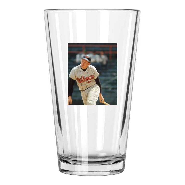 Baltimore Orioles Brooks Robinson Photo Hof 83 1 Pint Beer Drinking Glass