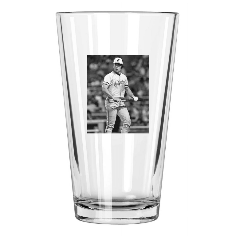 Baltimore Orioles Cal Ripken Jr Photo Baseball Hof 07 1 Pint Beer Drinking Glass