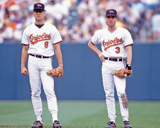 Baltimore Orioles Cal And Billy Ripken Glossy Keychain Baseball Keychain