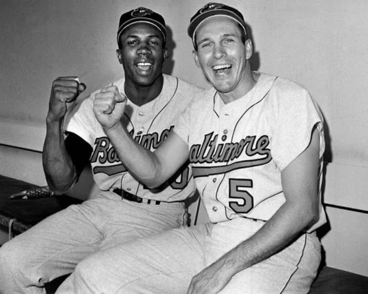 Baltimore Orioles Frank And Brooks Robinson Glossy Magnet Magnet
