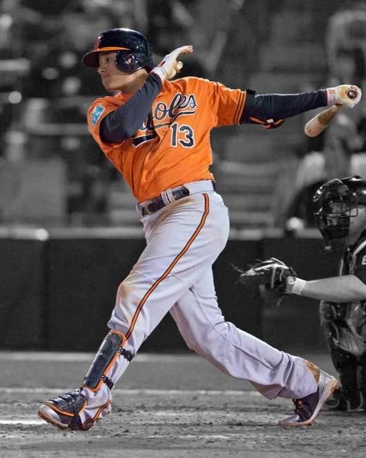 Baltimore Orioles Manny Machado Glossy Photo Print Spotlight Poster