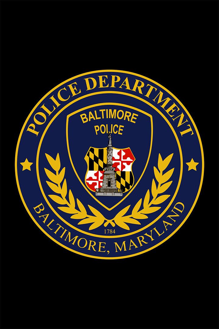 Baltimore Police Department Watercourse Control Wall Art Home Poster