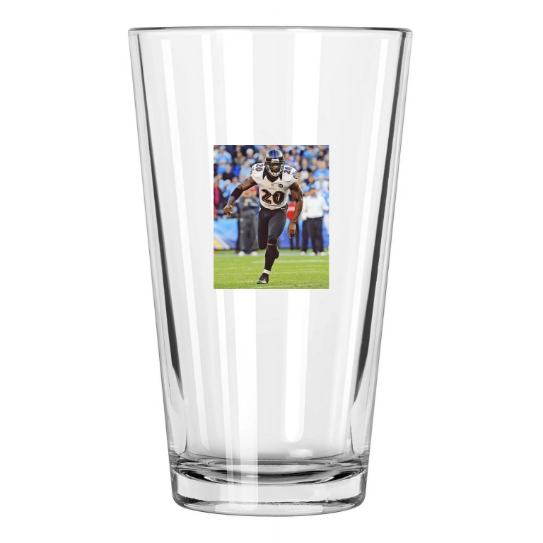 Baltimore Ravens Ed Reed Photo Nfl Football Hof 2019 Pint Beer Drinking Glass