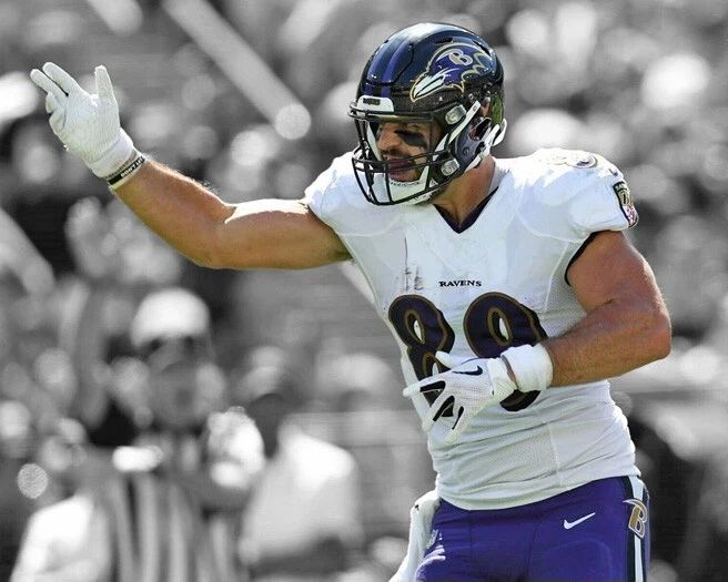 Baltimore Ravens Mark Andrews Glossy Photo Spotlight Print Football Poster