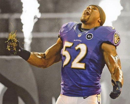 Baltimore Ravens Ray Lewis Photo Nfl Football Print Poster