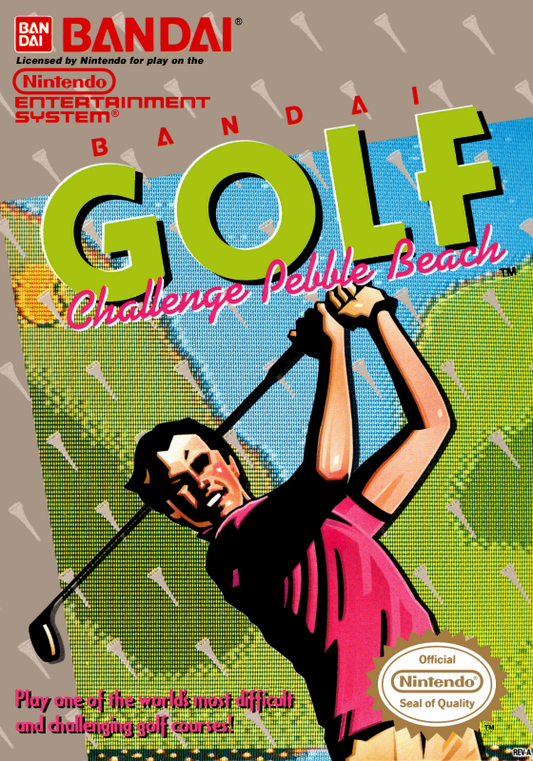 Bandai Golf Challenge Pebble Beach (Usa) Nes Print Poster