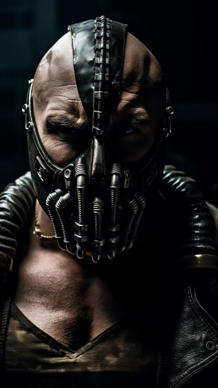 Bane Hardened Mask 102 Print Poster