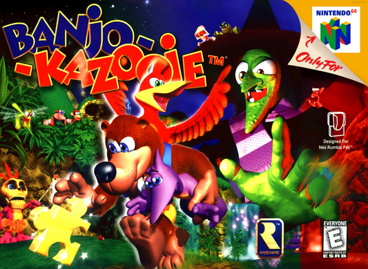Banjo Kazooie N64 Print Poster