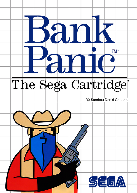 Bank Panic Sega Master System Print Poster