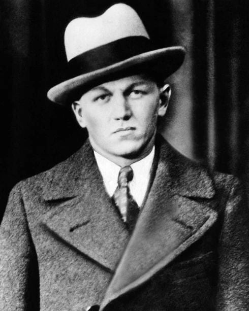 Bank Robber George 'Baby Face' Nelson Glossy Magnet Print Gangster Magnet 2