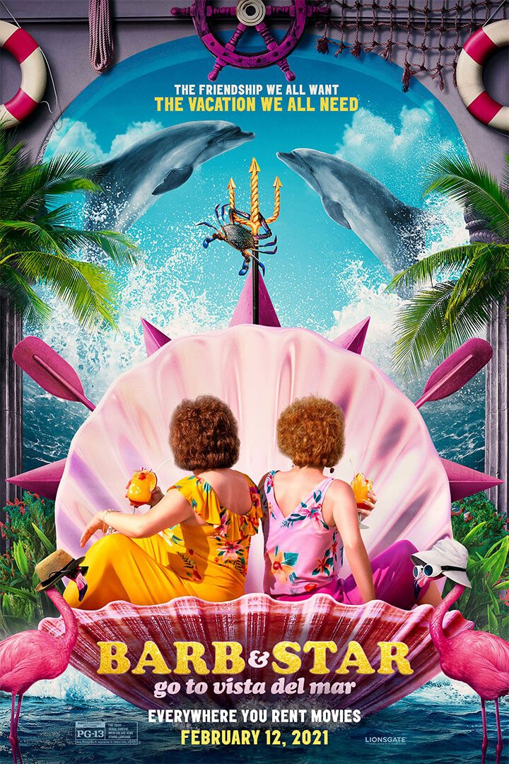 Barb And Star Go To Vista Del Mar Movie 2020 Comedy Wall Art Home Poster