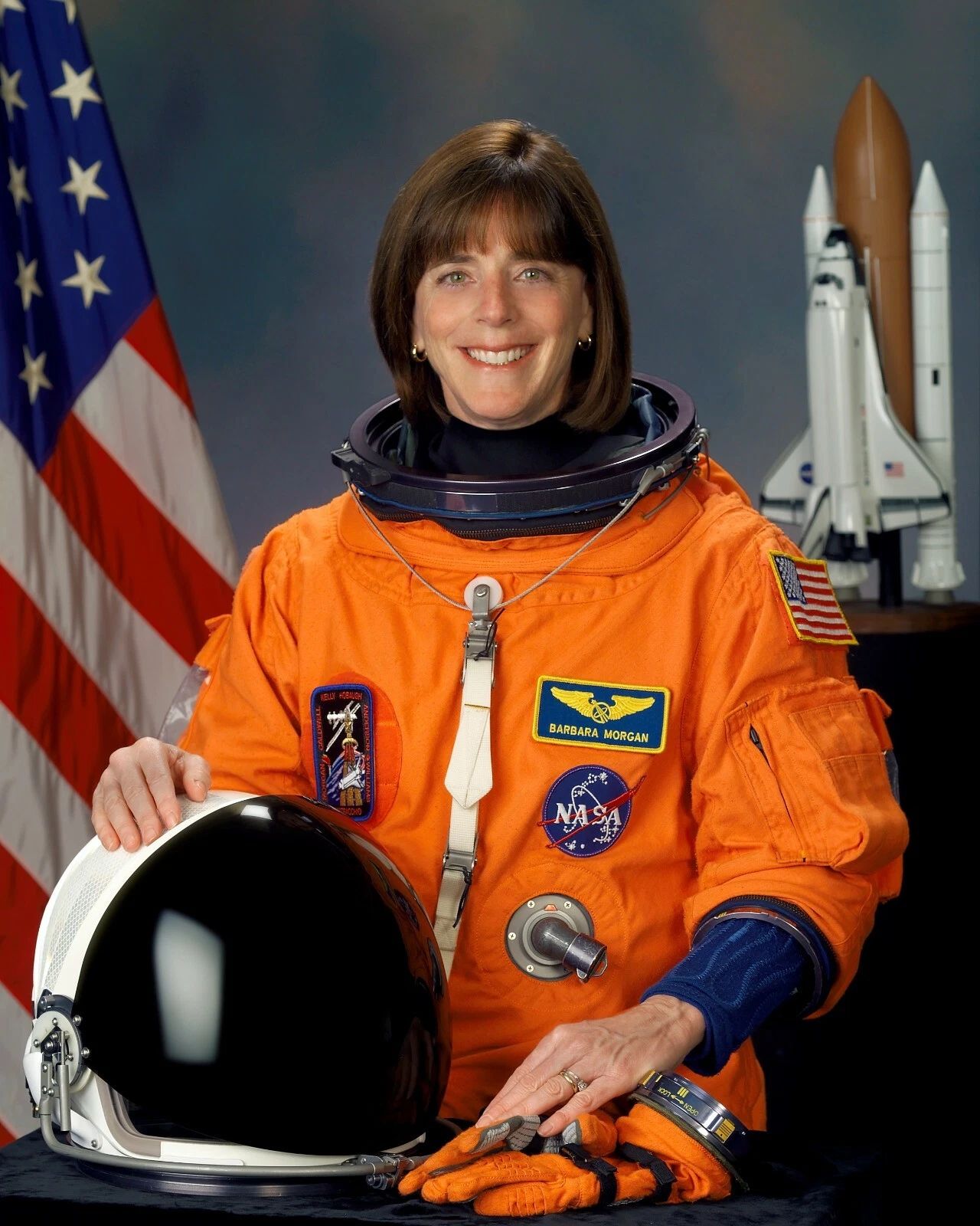 Barbara Morgan First Teacher In Space Nasa Astronaut Picture Keychain
