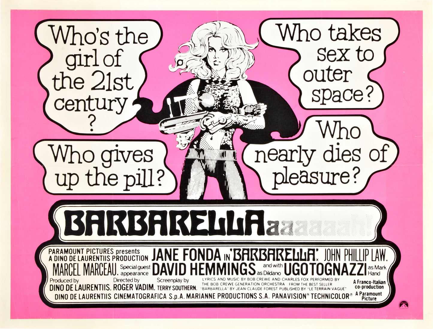Barbarella 10 Movie Magnet