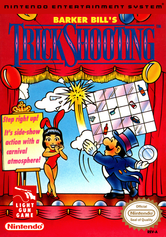 Barker Bill S Trick Shooting (Usa) Nes Print Poster