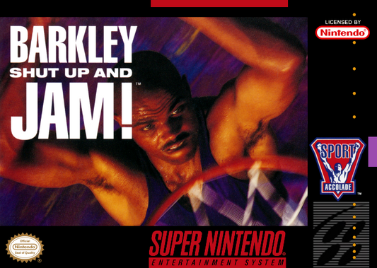 Barkley Shut Up And Jam (Usa) Snes Print Poster