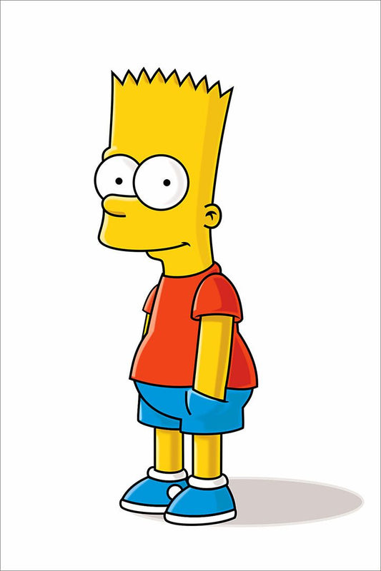 Bart Simpson Animation Comedy Fantasy Print Jigsaw Puzzle