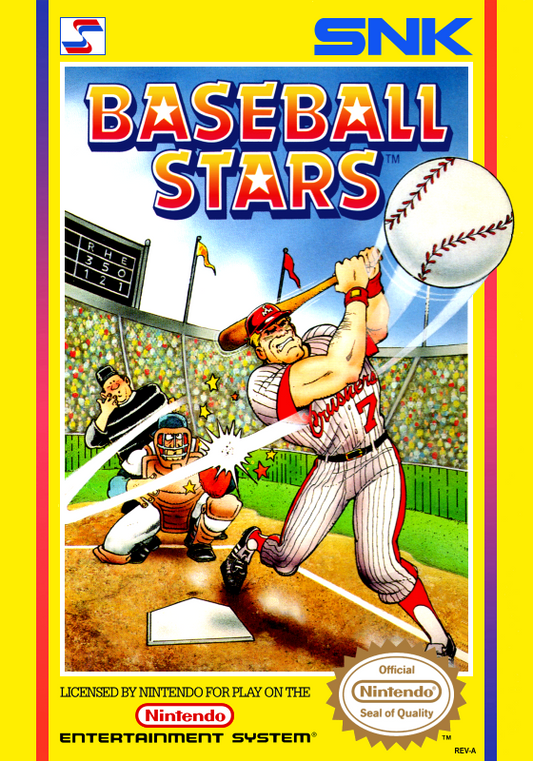 Baseball Stars (Usa) Nes Print Poster