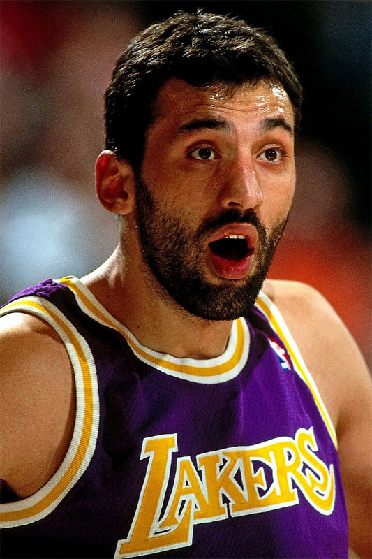 Basketball Vlade Divac Los Angeles Print Jigsaw Puzzle