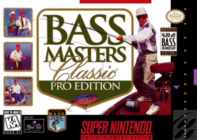 Bass Masters Classic Pro Edition (Usa) Snes Print Poster
