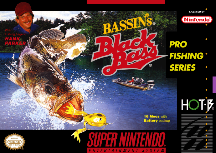 Bassin S Black Bass (Usa) Snes Print Poster