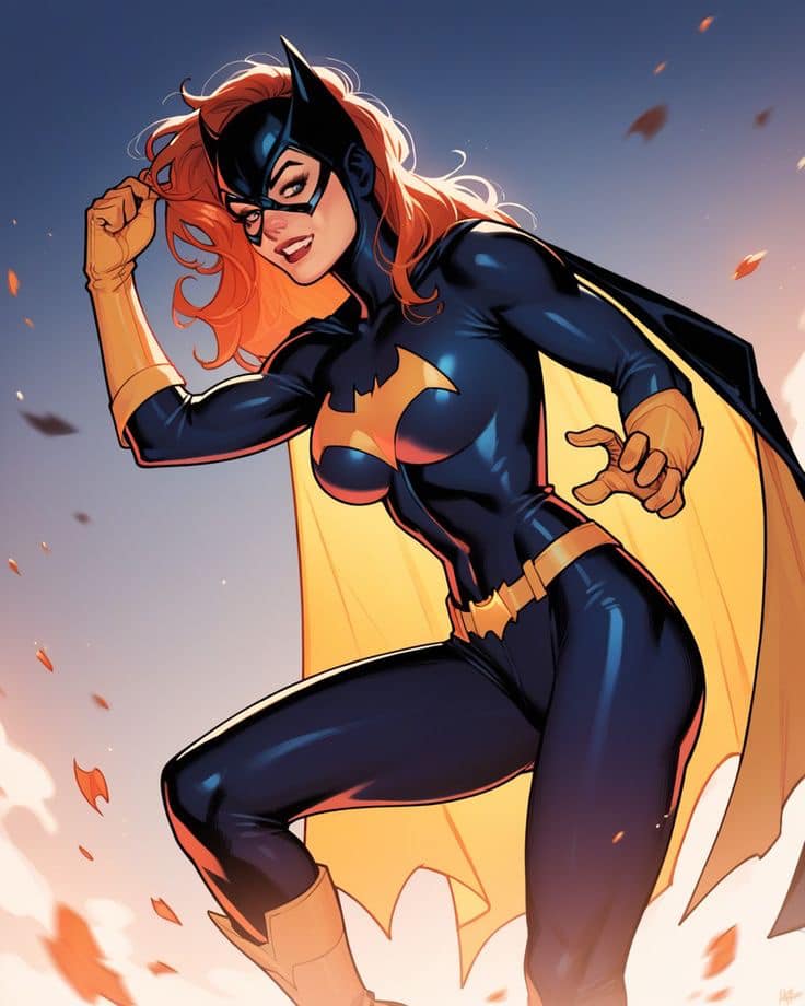 Batgirl Action Pose Print Poster