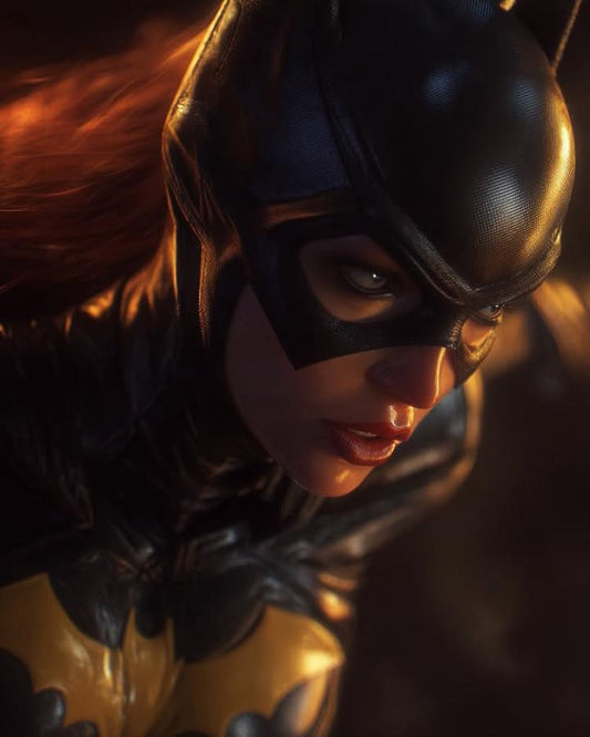 Batgirl Portrait Closeup (2) Print Poster