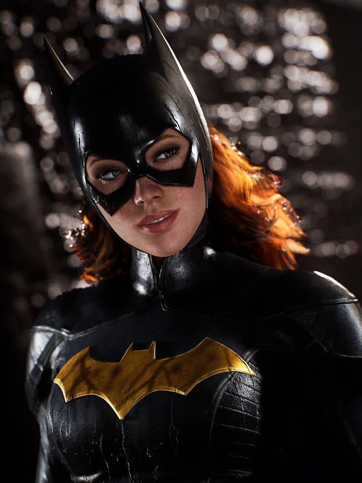 Batgirl Portrait Scene Print Poster