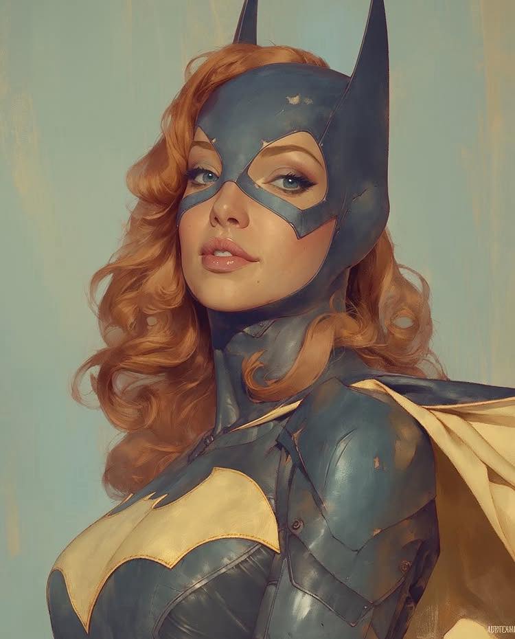 Batgirl Portrait (6) Print Poster