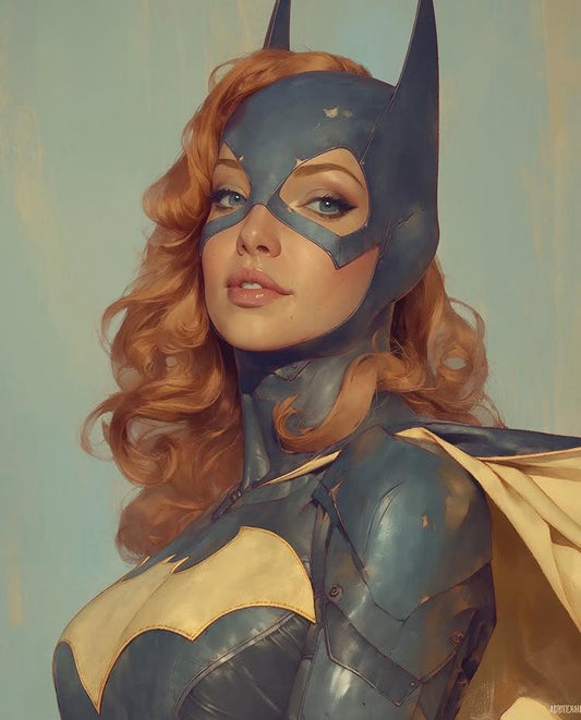 Batgirl Portrait (6) Print Poster