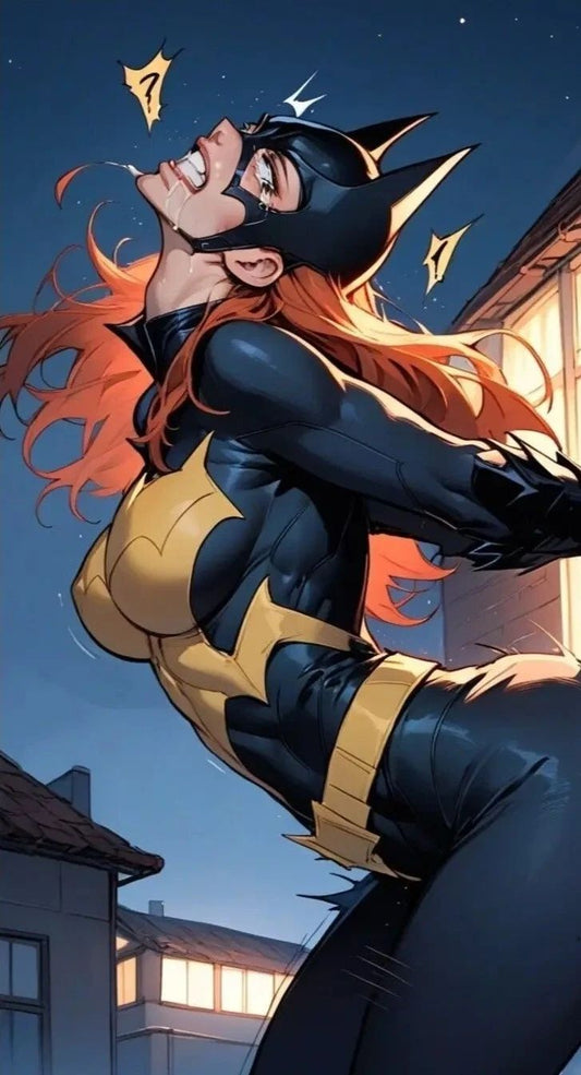 Batgirl Comic Cover Keychain