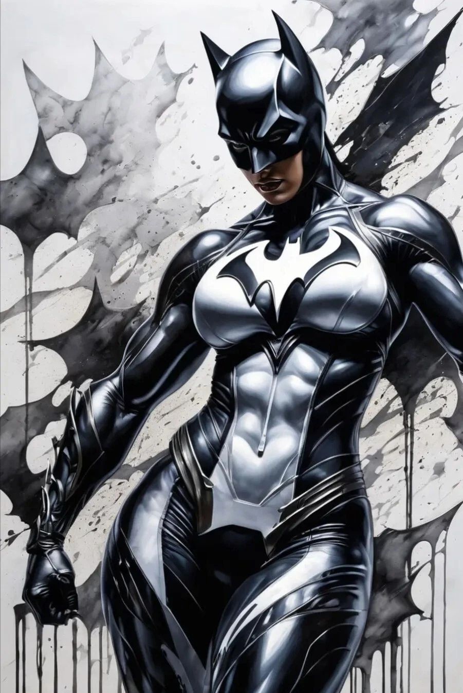 Batgirl Painting Poster 24 X 36 300 Piece Jigsaw Puzzle